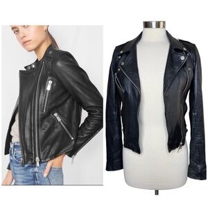 Zara Black Leather Jacket